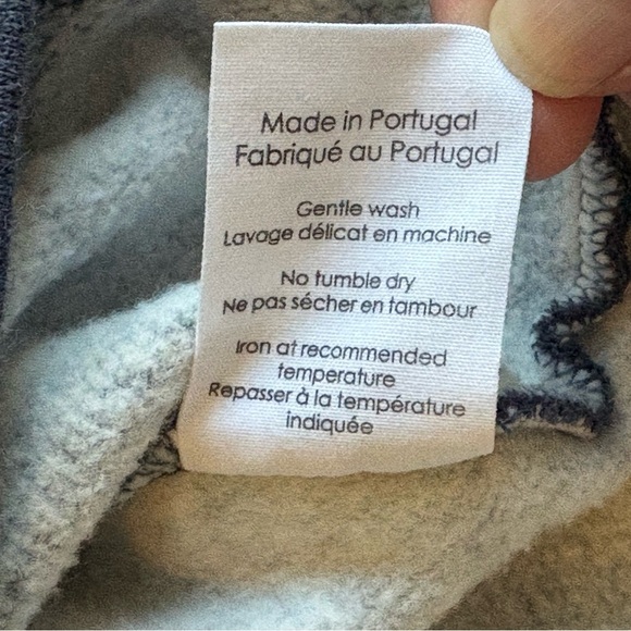 Maison Labiche Charonne The Dude LS Crew Sweatshirt Men’s Medium Navy Blue - Picture 10 of 12